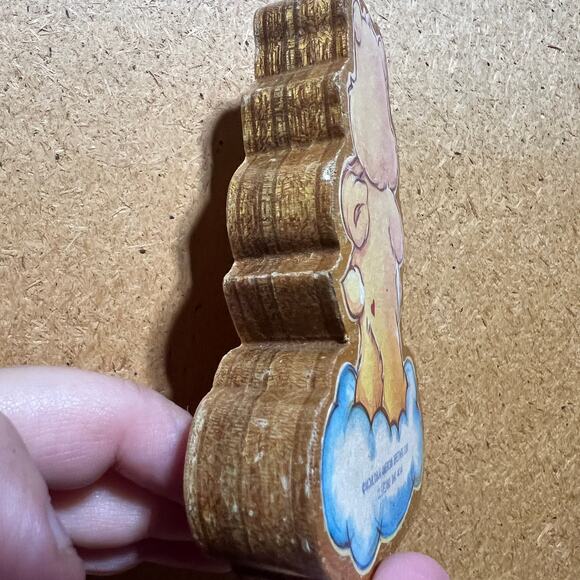 American greetings Funshine Care Bear wood figure cut out thick collectible toy - Picture 8 of 8